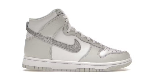 Silver Glitter Swoosh
